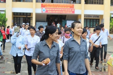 Đại học Huế công bố điểm trúng tuyển nguyện vọng 3 - 1 Thí sinh dự thi vào Đại học Huế năm 2014