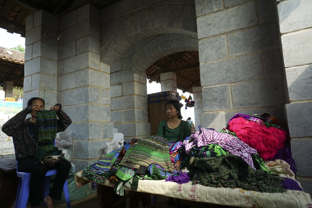 Tái hiện không gian chợ vùng cao phía Bắc.