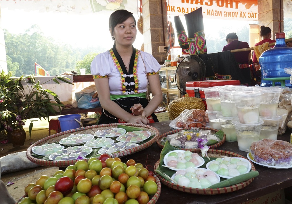 Tái hiện không gian chợ vùng cao phía Bắc.