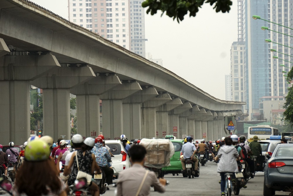 Tại sao đường sắt đô thị Cát Linh - Hà Đông uốn lượn mấp mô? - 11 Đoạn đường chạy qua Nhà ga Đại học quốc gia.