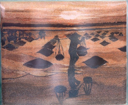 Ấn tượng tranh cát “vẽ” Bác Hồ tại Festival Biển 2011 - 8