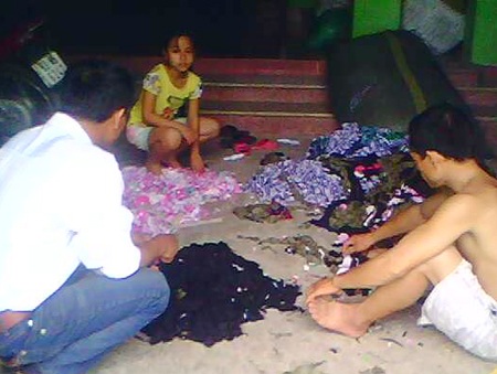 Giật mình với chăn, gối “xịn” nhồi ruột bẩn - 2