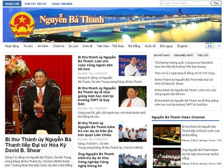 Ông Nguyễn Bá Thanh có thể kiện người lập trang web mạo danh mình - 1 Ông Nguyễn Bá Thanh có thể kiện người lập trang web mạo danh mình - 1