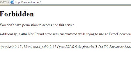 Phát hiện trang web giả mạo báo điện tử Cần Thơ - 2 Phát hiện trang web giả mạo báo điện tử Cần Thơ - 2