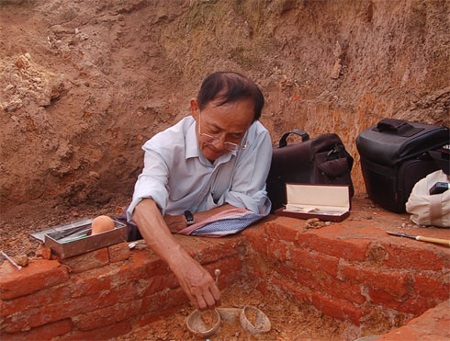 Lại phát hiện mộ cổ tại khu đô thị Ciputra - 1 Lại phát hiện mộ cổ tại khu đô thị Ciputra - 1