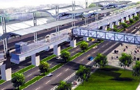 Đường sắt trên cao Hà Nội bị chê “mất mỹ quan” - 1 Đường sắt trên cao Hà Nội bị chê “mất mỹ quan” - 1