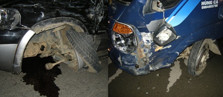 Va chạm nghiêm trọng giữa 3 ô tô, 2 người tử nạn - 3