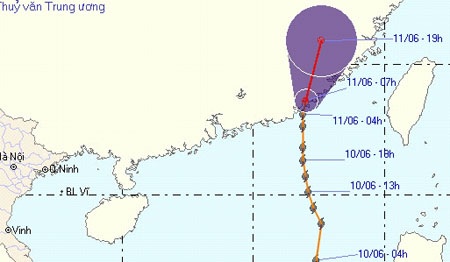 Bão số 1 suy yếu, đề phòng lốc xoáy trên biển - 1 Bão số 1 suy yếu, đề phòng lốc xoáy trên biển - 1