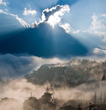 Mây núi Sa Pa đẹp huyền ảo ngày cuối năm - 5