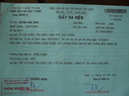 Người dân tố bị công an xã đánh tàn tật vì không đội mũ bảo hiểm - 2 Người dân tố bị công an xã đánh tàn tật vì không đội mũ bảo hiểm - 2