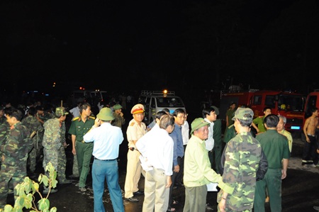 1.100 người với 12 giờ vật lộn cùng đám cháy trên đèo Hải Vân 