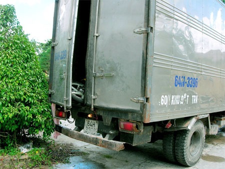 Chiếc xe gây tai nạn