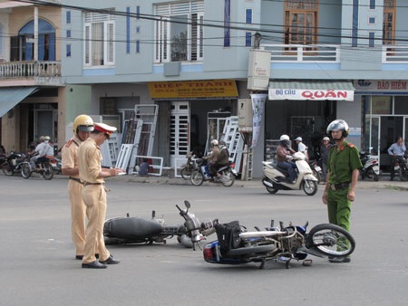Hiện trường vụ tai nạn
