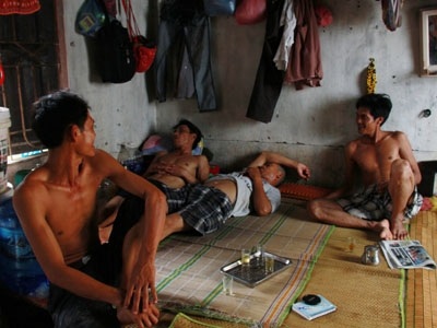 Một phòng trọ của những lao động tự do ở Phùng Khoang (Từ Liêm, Hà Nội). Ảnh: Trường Phong