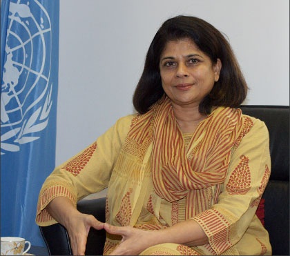 Công nhận “sức mạnh” của phụ nữ trong giảm thiểu rủi ro thiên tai - 1 Bà Pratibha Mehta - Điều phối viên thường trú của LHQ tại Việt Nam
