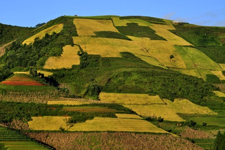 Đường đèo Cao Phạ.