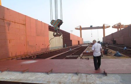 Đằng sau ánh hào quang của doanh nhân - 3 Cảng nổi nghìn tấn đang trong quá trình hoàn thiện tại Quảng Ninh