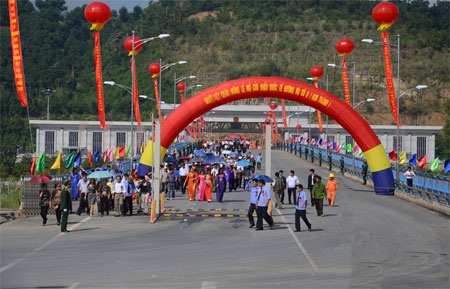 Mở cửa khẩu quốc tế đường bộ số II Kim Thành - 3 Một vài hình ảnh trong buổi lễ