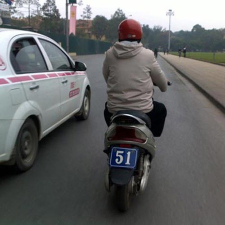 Những biển số xe “độc” nhất Việt Nam - 1 Số xe hay số nhà?