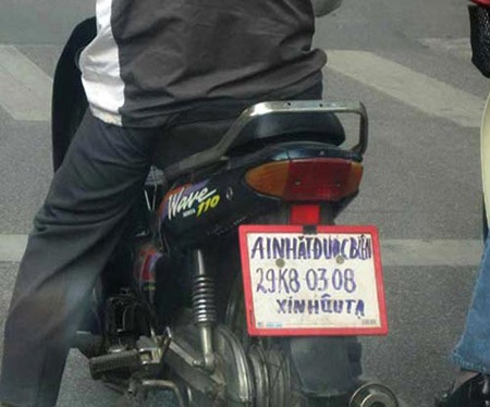 Những biển số xe “độc” nhất Việt Nam - 12 Biển thông báo... tìm biển