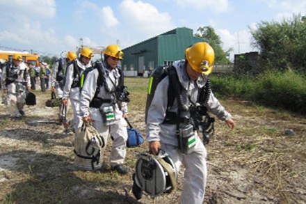 “Lính cứu hộ” mỏ - 1 Ở đây, tập dượt sẵn sàng ứng cứu là công việc thường nhật.