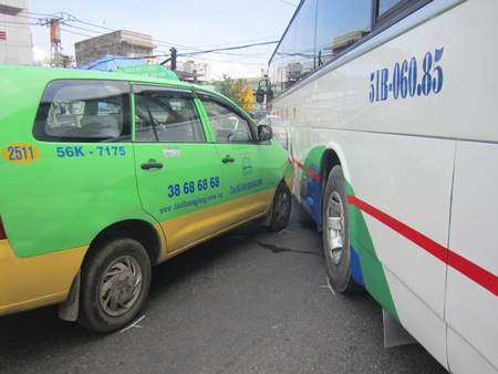 Hiện trường vụ va chạm