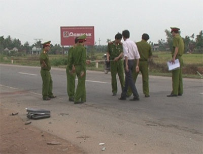 Công an huyện Tư Nghĩa điều tra vụ tai nạn làm 2 người tử vong