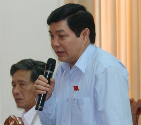 Đại biểu chất vấn về 43 tỉ đồng tiền dự án bị chiếm dụng - 3 Đại biểu Phạm Thanh Hải đề nghị công khai tên nhà thầu kê khống khối lượng để chiếm dụng vốn