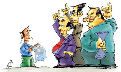 3 “sếp” chỉ đạo... 1 nhân viên - 1 Lãnh đạo nhiều hơn nhân viên (Tranh minh họa)