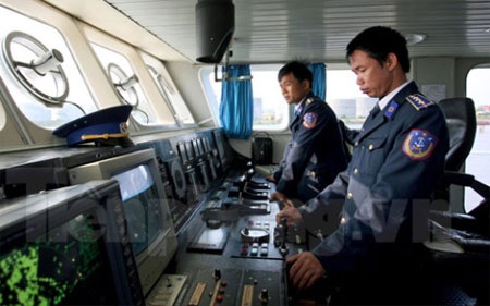Uy lực Cảnh sát Biển Việt Nam - 5 Lực lượng Cảnh sát Biển tuần tra, kiểm soát trên vùng lãnh hải nước ta thuộc Vịnh Bắc Bộ.