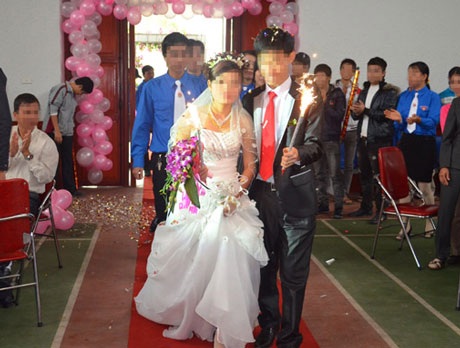 Một đám cưới do Công ty Tuấn Việt thực hiện phần dịch vụ