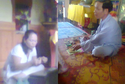 “Thánh” hiện... khắp làng - 1 “Cô” Dâu, “Thầy” Sáng đang hành nghề...