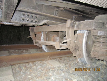 Hiện trường vụ trật bánh tàu