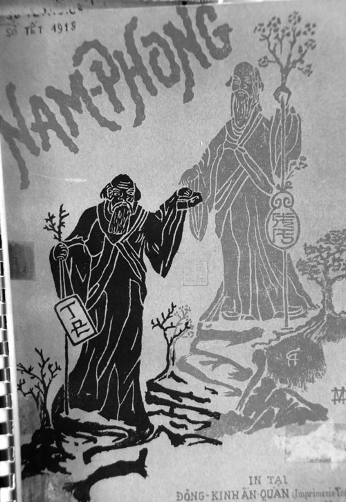 Tờ bìa Tạp chí Nam Phong tết 1918