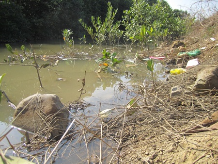 Mương nước nơi chị Thu nằm suốt 3 ngày 2 đêm