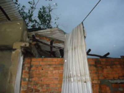 Gần 10 học sinh thoát nạn trong căn nhà bị cây cổ thụ đè sập