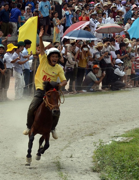 Ấn tượng trường đua ngựa của những chàng nông dân vùng cao - 9 Niềm vui của nhà vô địch.