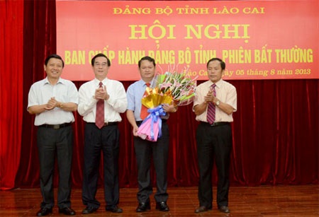 Lào Cai có Bí thư Tỉnh ủy mới - 1 Lào Cai có Bí thư Tỉnh ủy mới