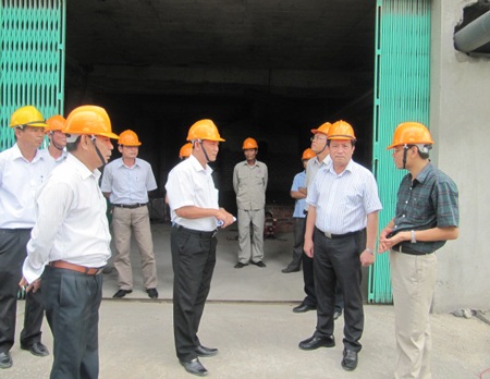 Lãnh đạo thành phố Hải Phòng trực tiếp làm việc với công ty và kiểm tra thực tế