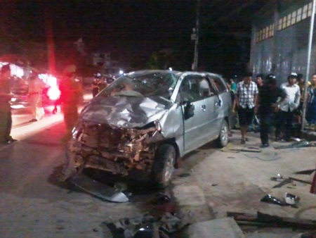 Khởi tố vụ “xe điên” cán nát 5 xe máy - 1 Chiếc xe gây tai nạn