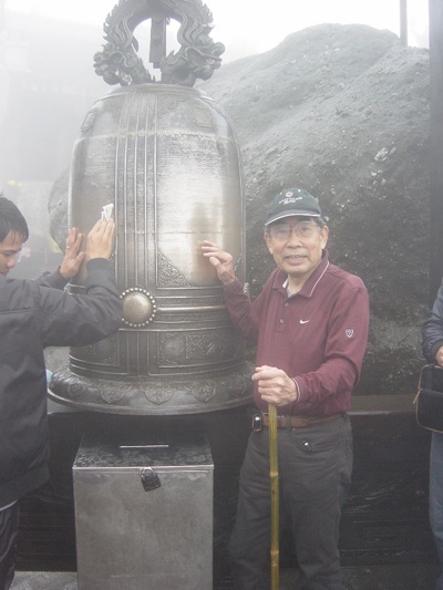 Tiến sĩ Isei trong một lần lên đất Phật Yên Tử.