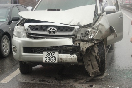 Hiện trường vụ tai nạn