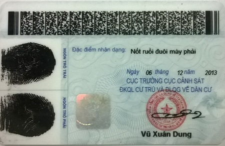 Từ 1/4, cấp chứng minh nhân dân mới trên toàn Hà Nội - 2 Mẫu chứng minh nhân dân mới
