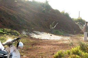 Đồi Quan âm, nơi hai
nữ sinh tự tử. Ảnh: VOV giao thông.