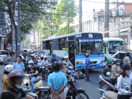 Hiện trường tai nạn