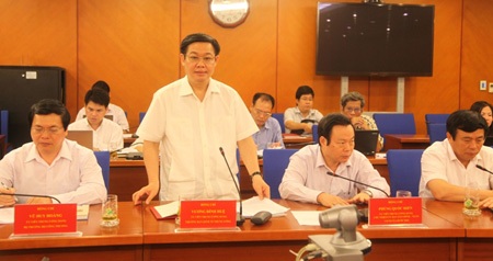 Ban Kinh tế TƯ làm việc với Bộ Tài chính và Đài Truyền hình Việt Nam