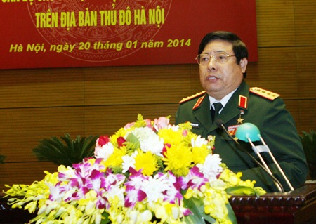 Việt Nam dự Diễn đàn Quốc phòng Mỹ-ASEAN - 1 Bộ trưởng Quốc phòng Phùng Quang Thanh. Ảnh: Trọng Đức-TTXVN