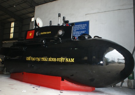 Tàu ngầm Trường Sa không được cấp phép chạy thử trên biển - 1 Tàu ngầm Trường Sa không được tỉnh Thái Bình cấp phép cho chạy thử nghiệm trên biển