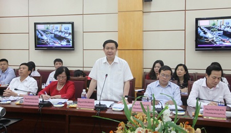 Ban Kinh tế TƯ làm việc với Bộ Tài chính và Đài Truyền hình Việt Nam