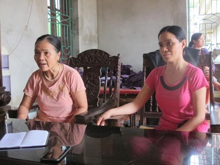 Sau khi phát hiện cơ quan chức năng đã cho lấp hố đào tại sân nhà ông Lượng.